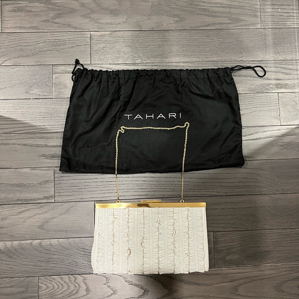 Ellie Tahar clutch with chain